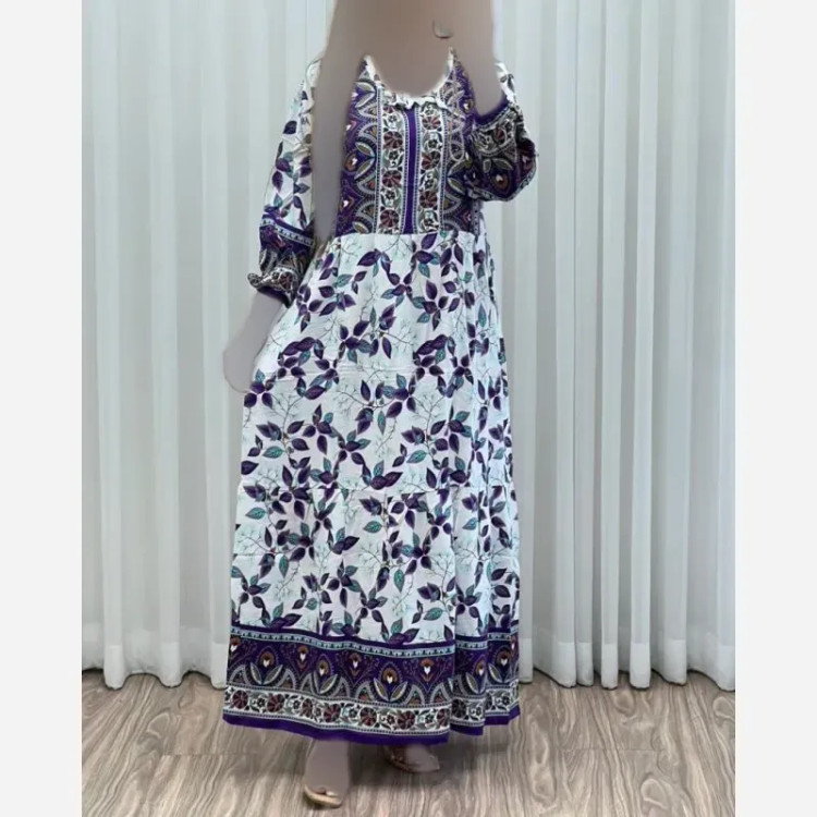 ساحلی نخی حاشیه دار زنانه فری سایز خنک و راحت