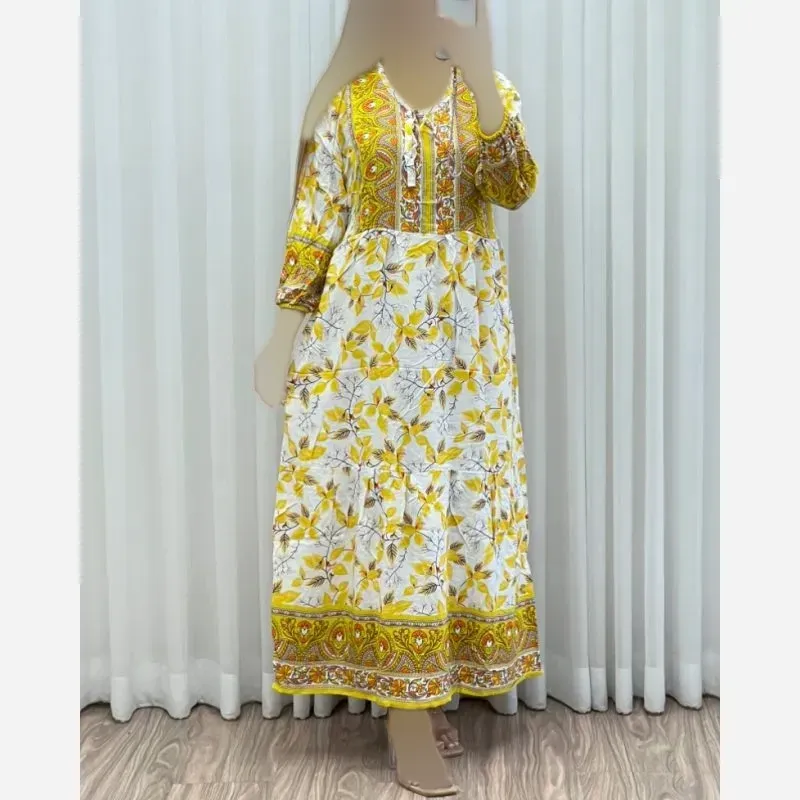 ساحلی نخی حاشیه دار زنانه فری سایز خنک و راحت