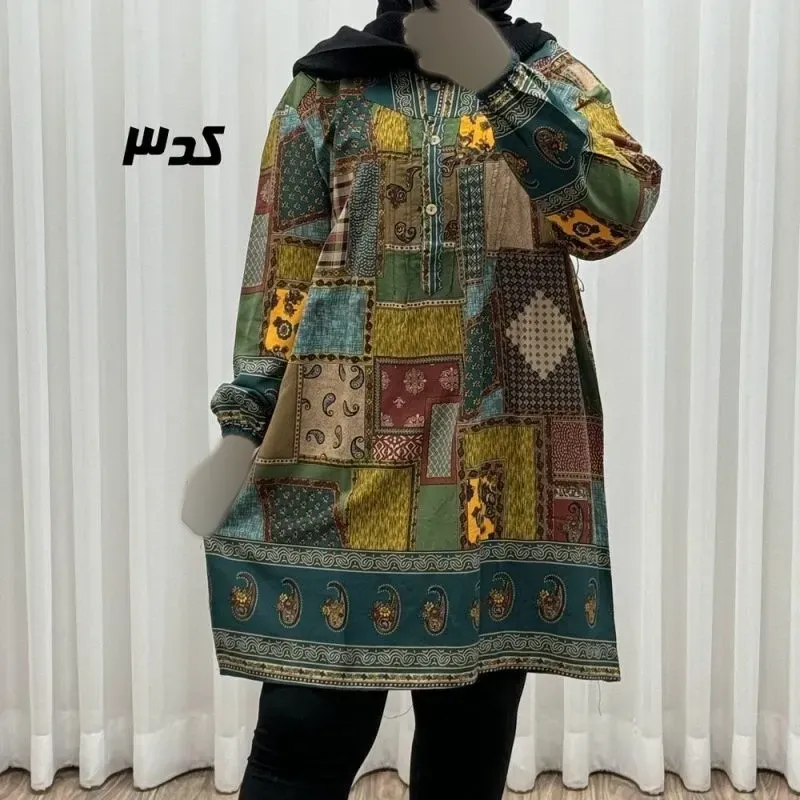 تونیک چهل تیکه سوپرنخ اندونزی سایز بزرگ زنانه