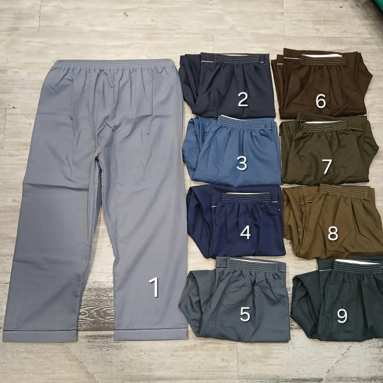 شلوار خانگی مردانه تترون فلامنت ساده سایز 42 تا 54