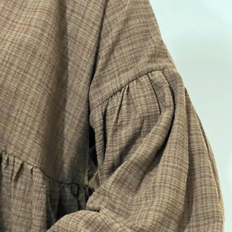 شومیز عروسکی گره ای زنانه جنس لینن فری سایز