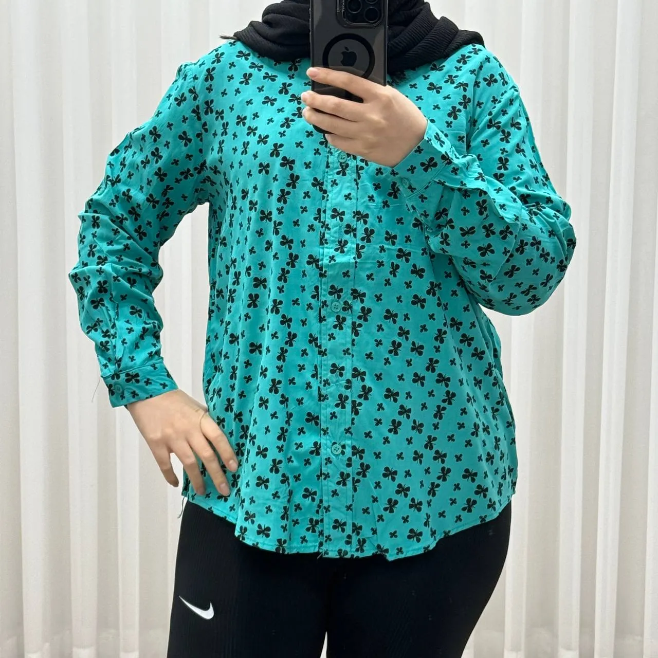 شومیز نخی زنانه فری سایز تا 50 مدل بهاری شیک و راحت کد 1365