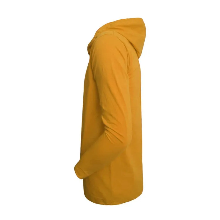تیشرت کلاه دار آستین بلند مردانه طرح ولوو مدل r4786 جنس نخی اعلا سایزبندی L XL 2XL سه رنگ سفید مشکی زرد