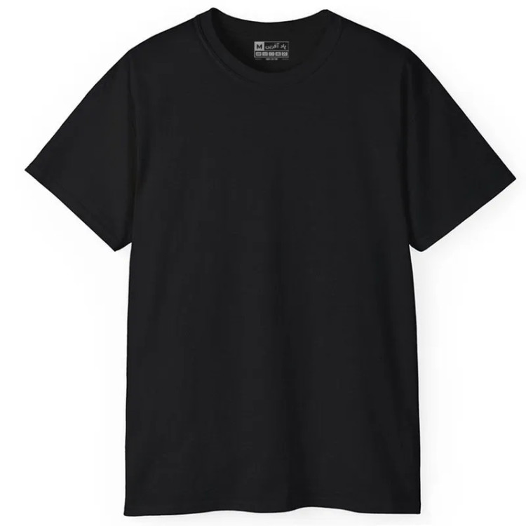 تیشرت آستین کوتاه مردانه مدل فضانورد جنس نخ و پلی استر یقه گرد